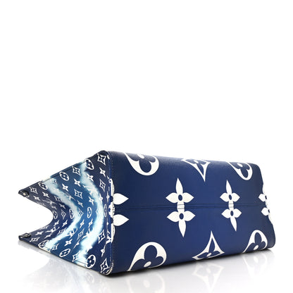 Louis Vuitton Monogram Escale Onthego GM Blue 4 of 8