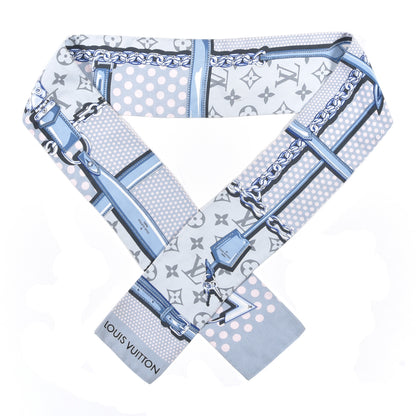 Louis Vuitton Silk Monogram Pop Confidential Bandeau Light Blue 1 of 3