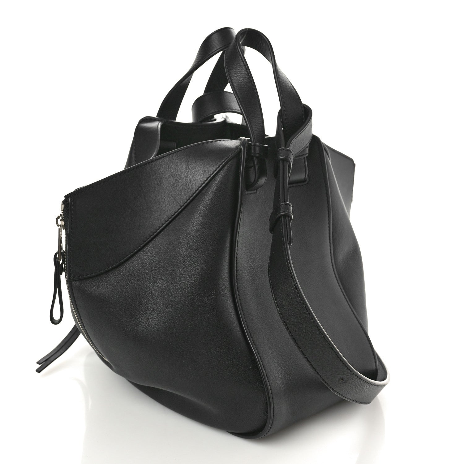 Loewe Calfskin Small Hammock Shoulder Bag Black 3 of 11