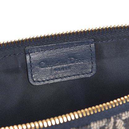 Christian Dior Monogram Mini Saddle Pochette Navy 6 of 7