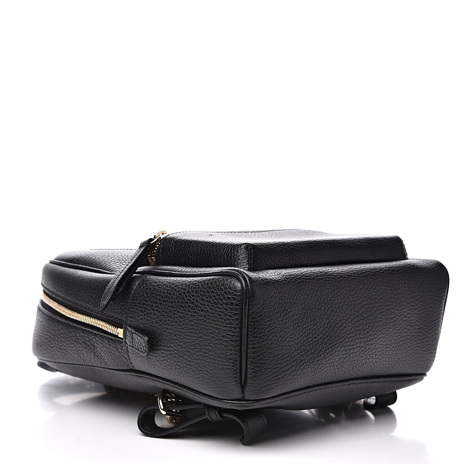 Gucci Pebbled Calfskin Soho Chain Backpack Black 3 of 10