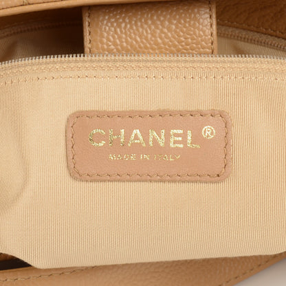 Chanel Caviar Quilted Petit Shopping Tote PST Beige 7 of 8