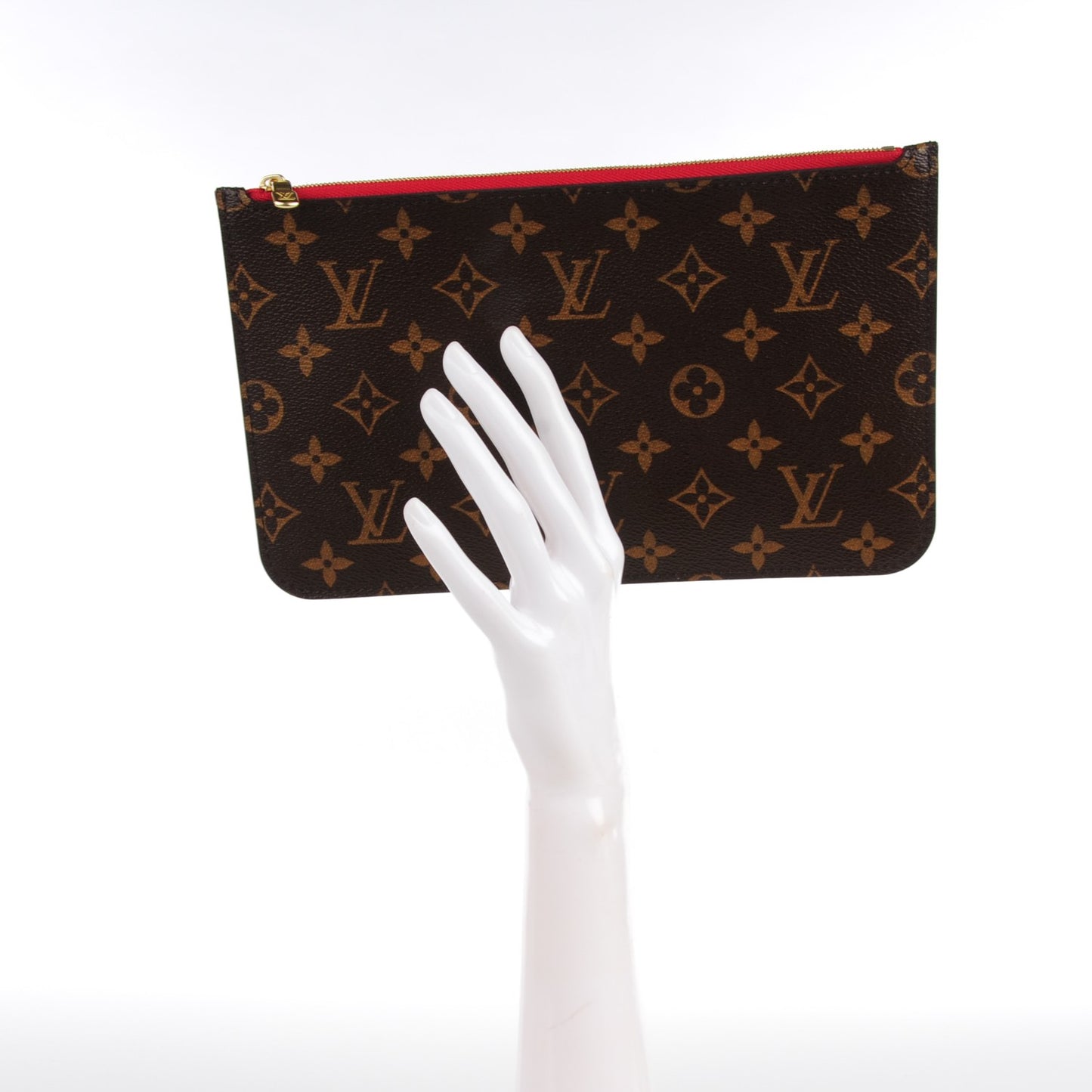Monogram Neverfull MM GM Pochette Cherry