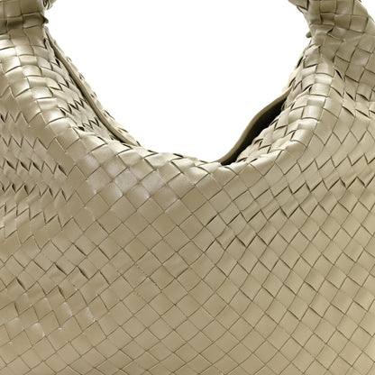 Bottega Veneta Calfskin Intrecciato Large Hop Travertine 7 of 9