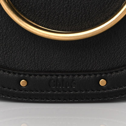 Chloe Calfskin Suede Small Nile Bracelet Bag Black 11 of 11