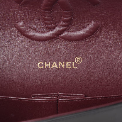 Chanel Lambskin Quilted Medium Double Flap Black 6 of 15