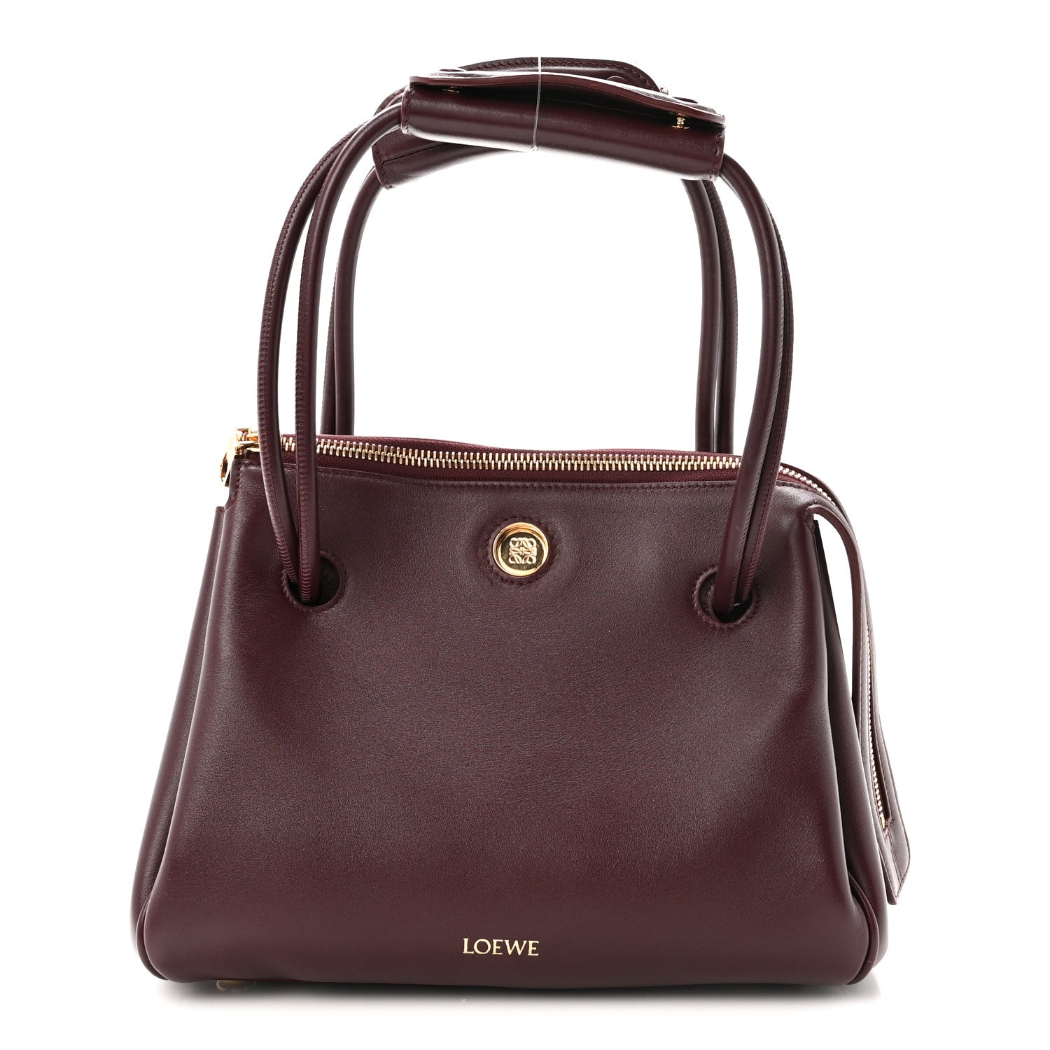 Loewe Supple Calfskin Small Madrid Bag Dark Burgundy 1 of 9