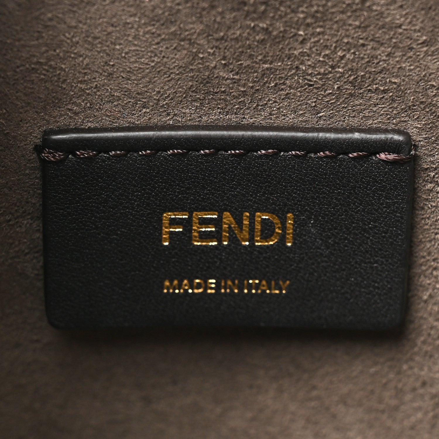 Fendi Kuban Canvas Vitello King F is Fendi FF Embroidered Mini Mon Tresor Bucket Bag Multicolor Cuoio 6 of 11