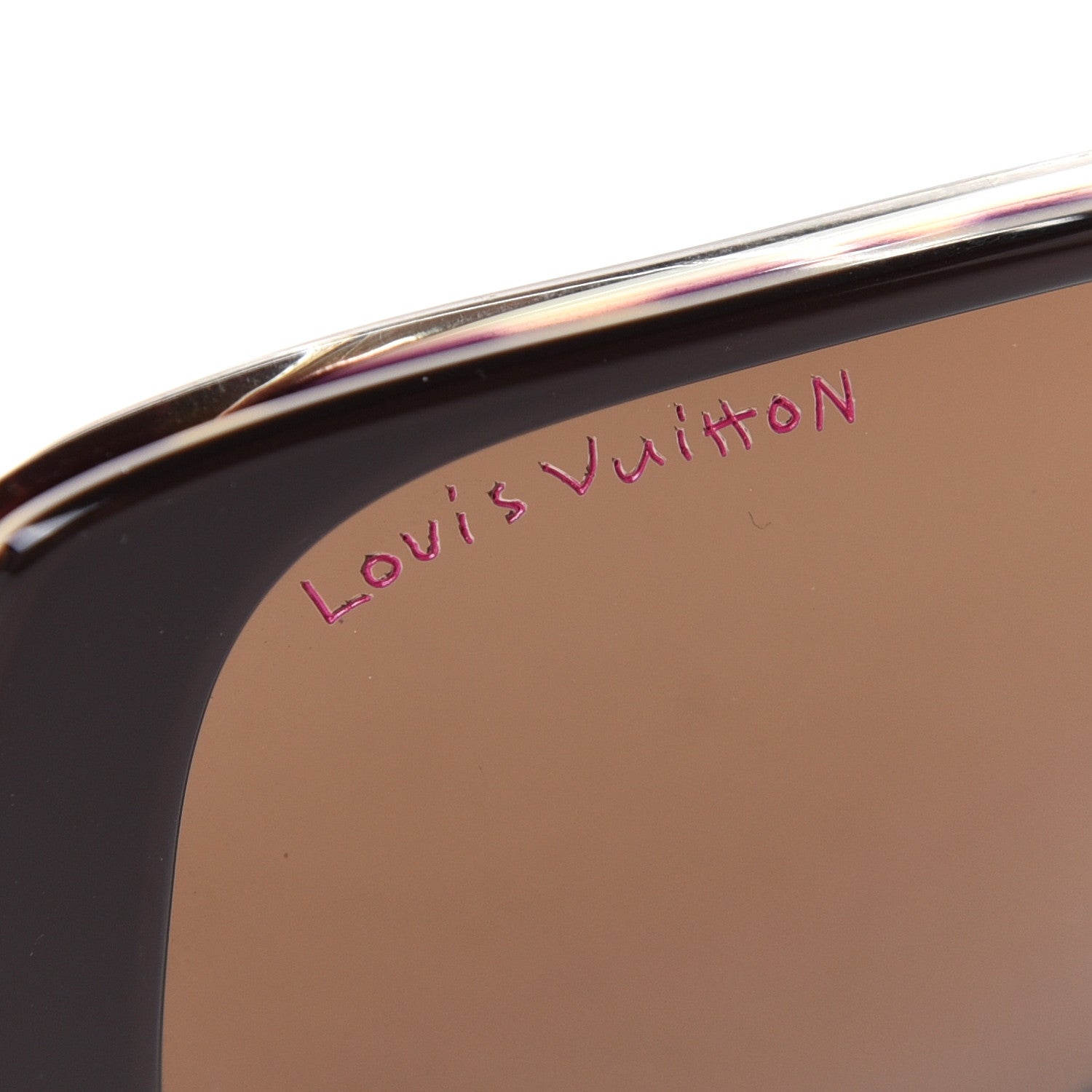 Louis Vuitton Leopard Marquise Sunglasses Z0207W Brown 5 of 8