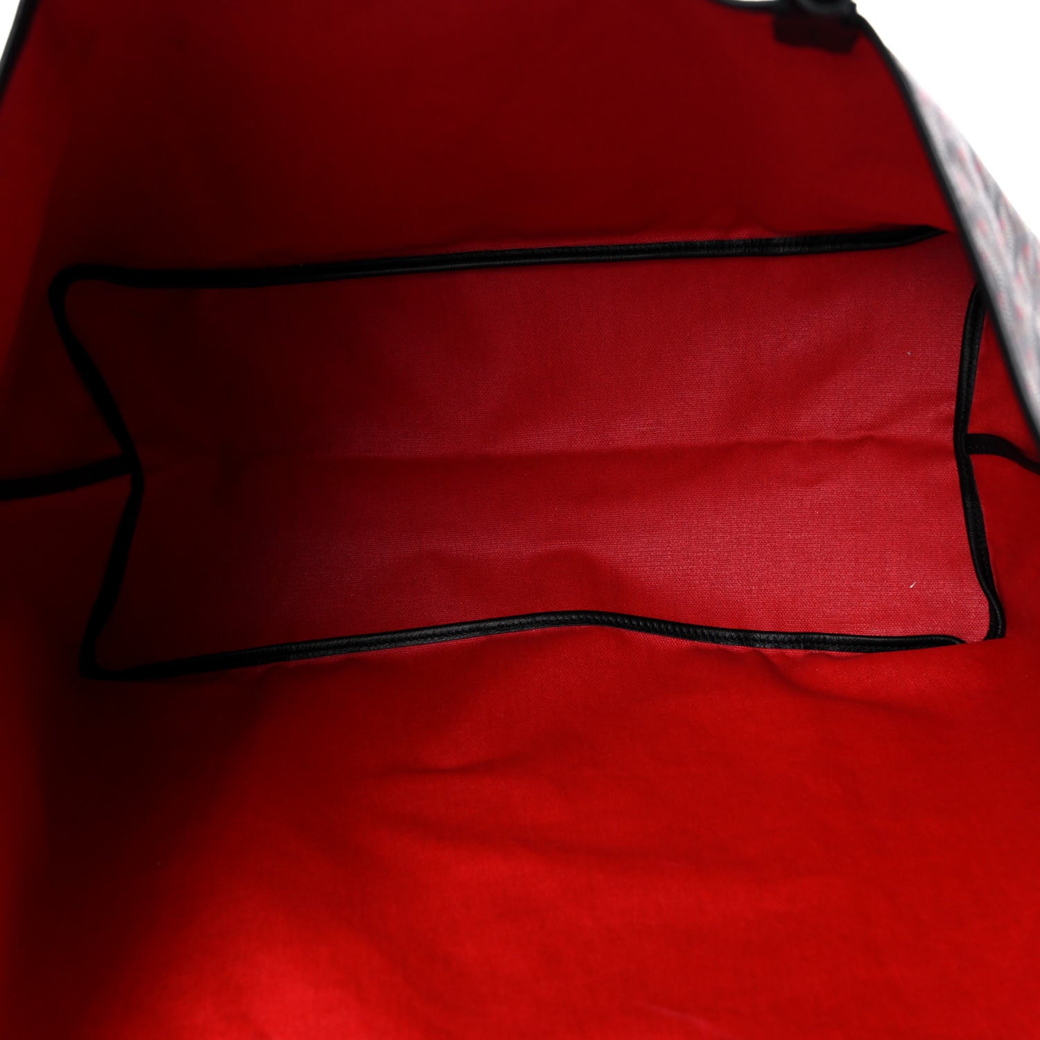 Goyard Goyardine Saint Louis Claire Voie GM Black Red 5 of 8