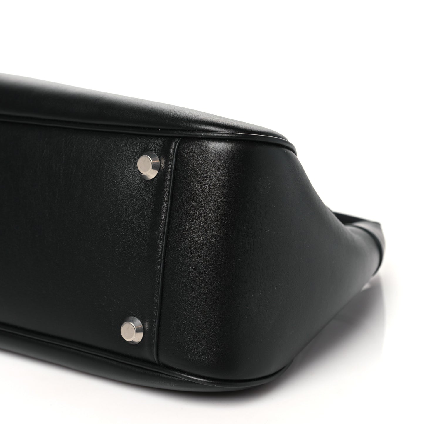 Smooth Calfskin Medium Bel Air Shoulder Bag Black