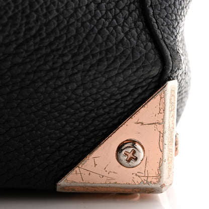 Alexander Wang Pebbled Calfskin Large Prisma Skeletal Tote Black Rose Gold Hardware 12 of 15