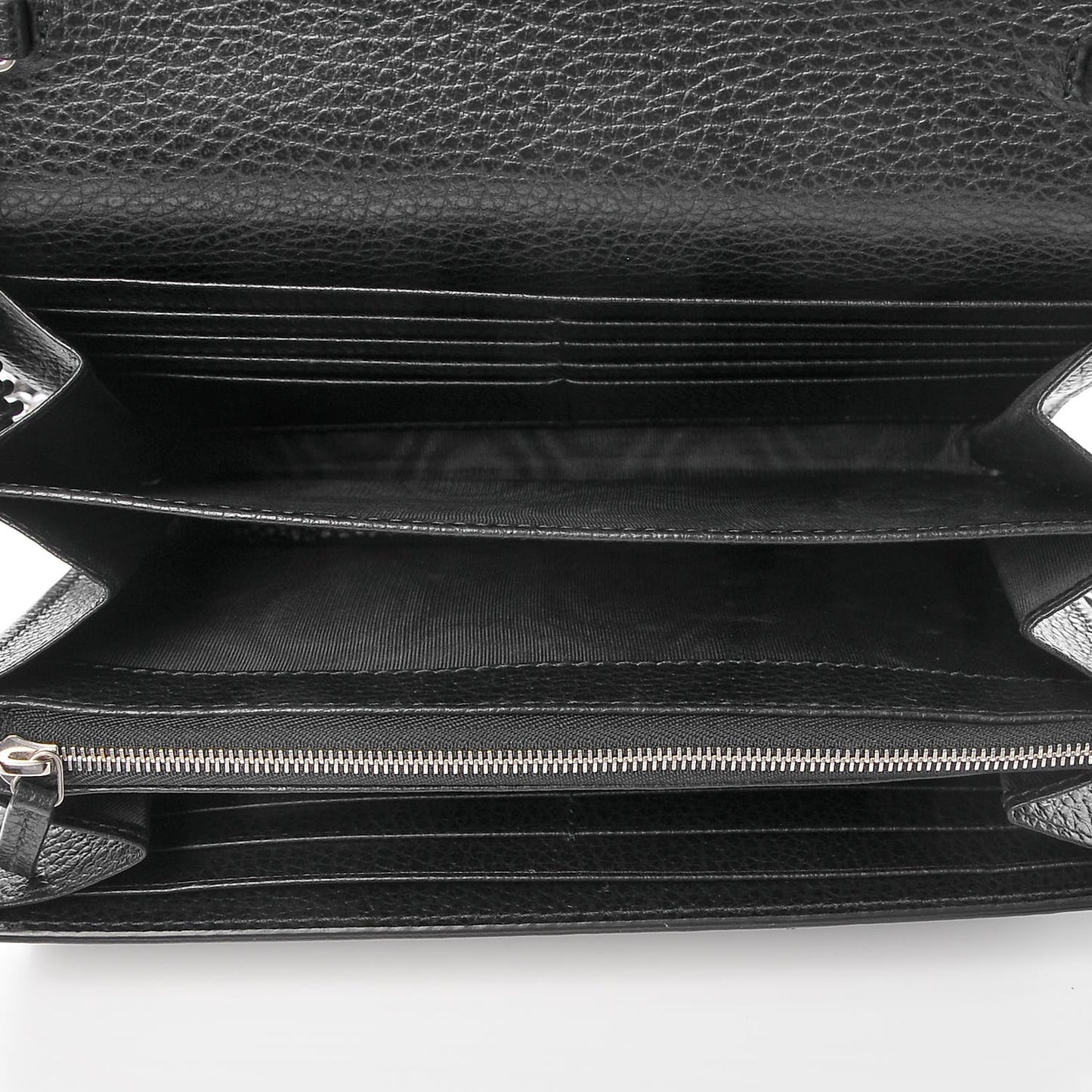 Calfskin Mini Dionysus Chain Wallet Black