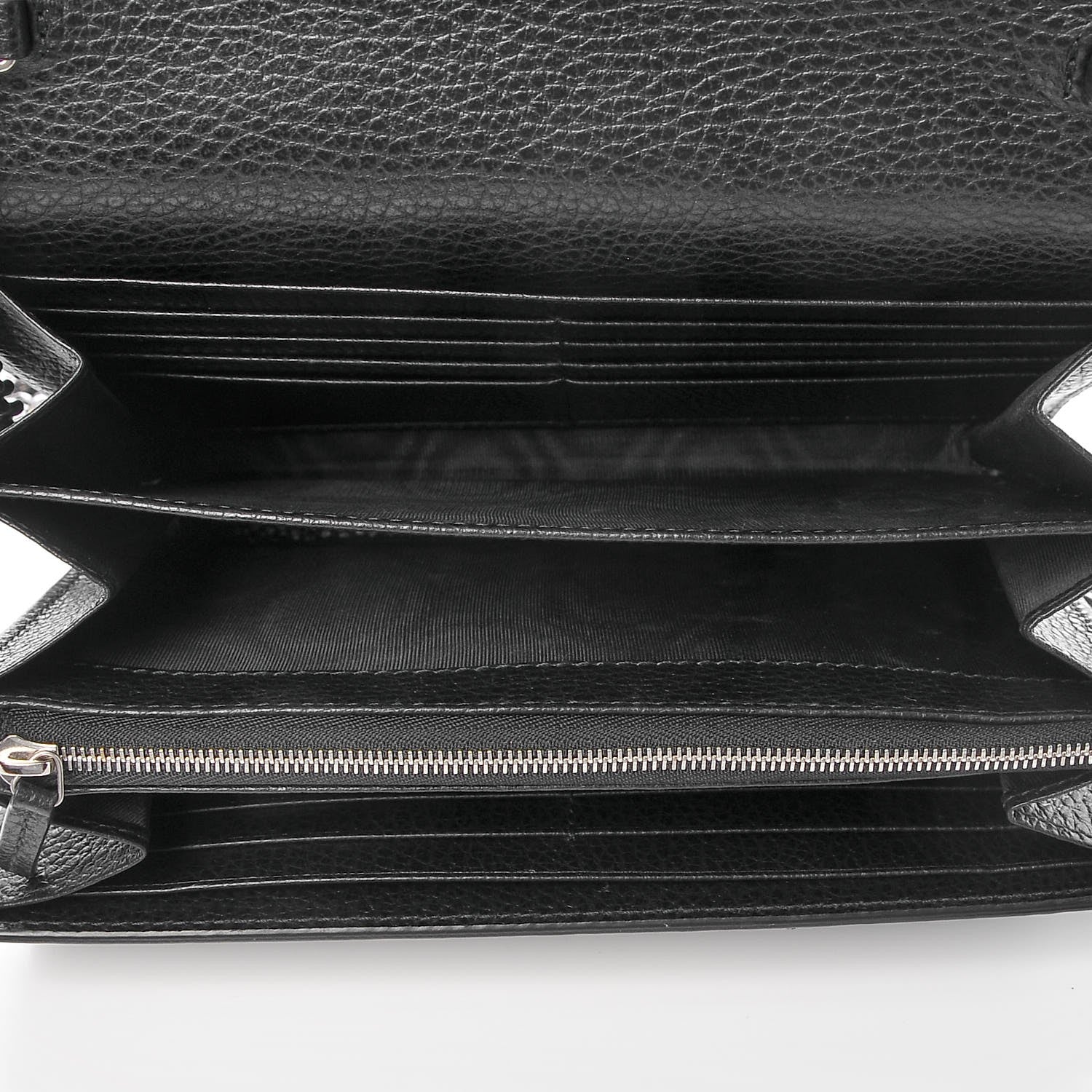 Gucci Calfskin Mini Dionysus Chain Wallet Black 5 of 8