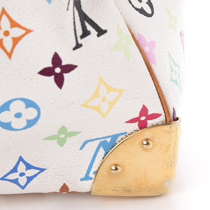 Louis Vuitton Monogram Multicolor Keepall 45 White 21 of 23