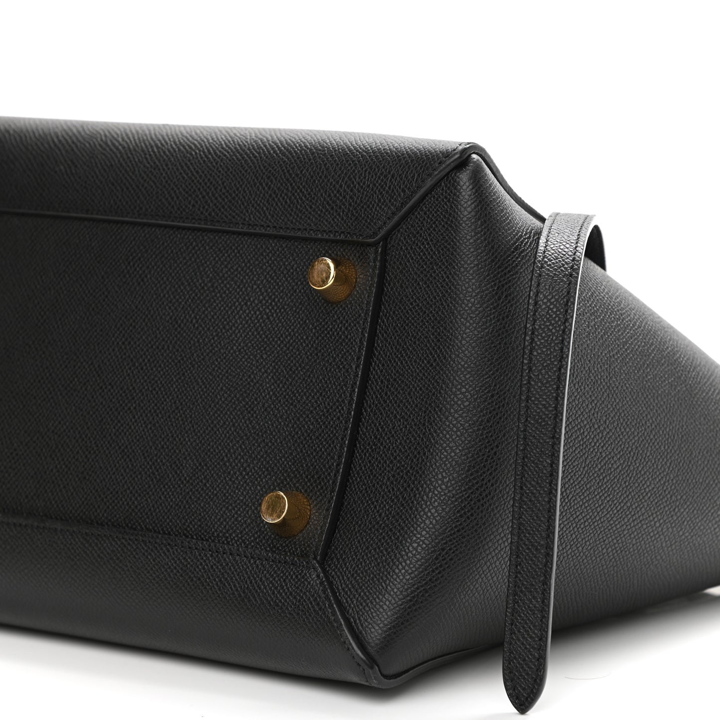 Grained Calfskin Mini Belt Bag Black