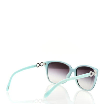 Tiffany Crystal TF4111-B Infinity Sunglasses Black Blue 4 of 8