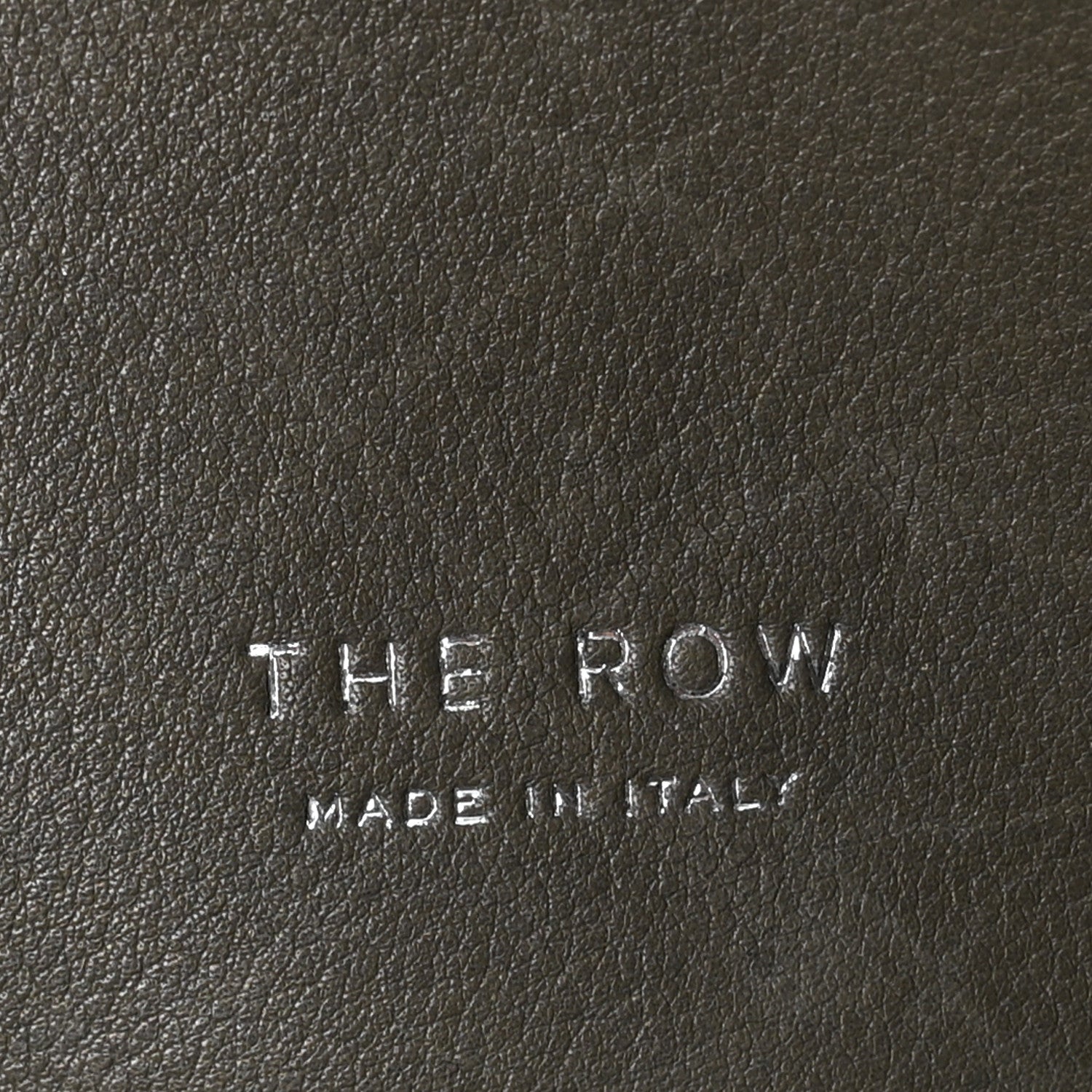 The Row Polished Saddle Calfskin Soft Margaux 17 Koala Grey 5 of 8