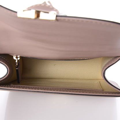 Valentino Garavani Vitello Small Glam Lock Rockstud Flap Poudre 12 of 14