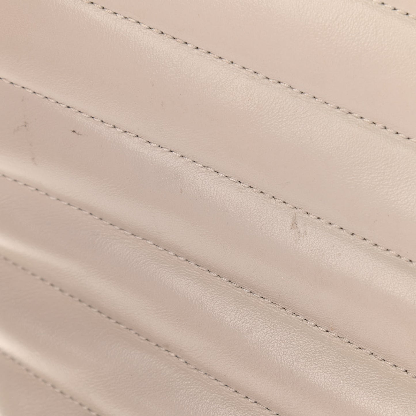 Calfskin Y Quilted Monogram Medium Loulou Chain Satchel Nude Powder