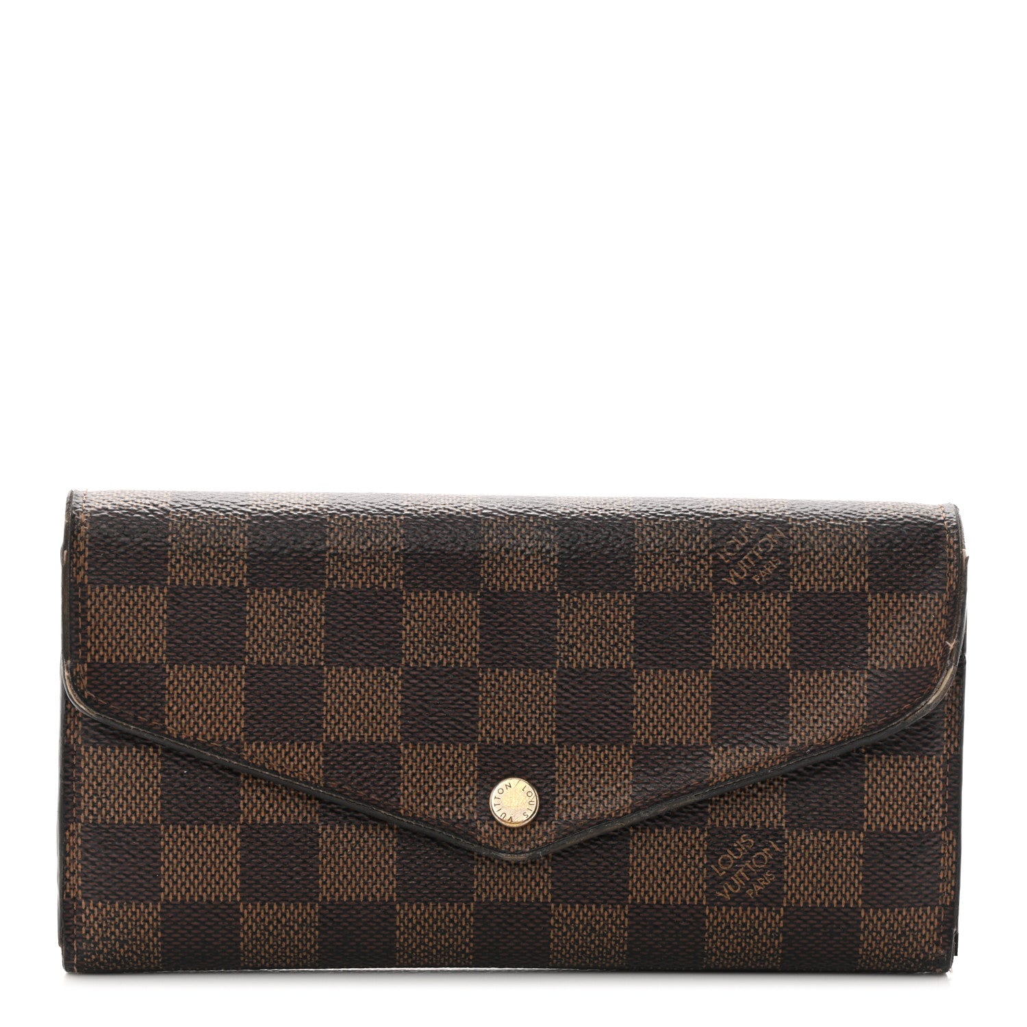 Louis Vuitton Damier Ebene Sarah Wallet NM 1 of 12