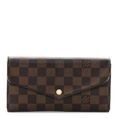 Louis Vuitton Damier Ebene Sarah Wallet NM 1 of 12