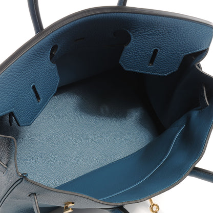 Hermes Taurillon Clemence Birkin 35 Colvert 9 of 10