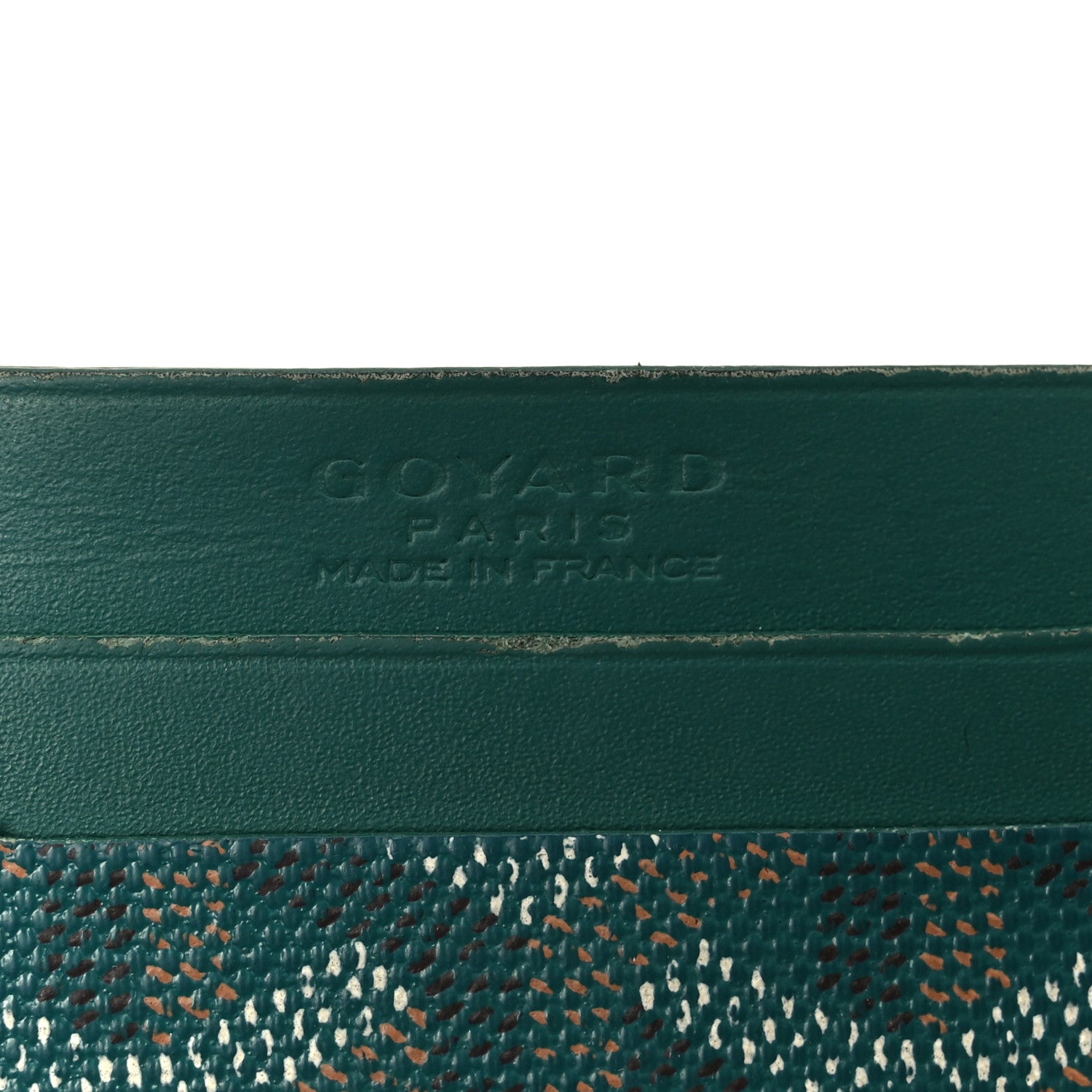 Goyard Goyardine Saint Sulpice Card Holder Green 6 of 11