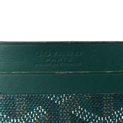 Goyard Goyardine Saint Sulpice Card Holder Green 6 of 11