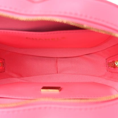 Chanel Lambskin Quilted CC In Love Heart Bag Pink 5 of 10