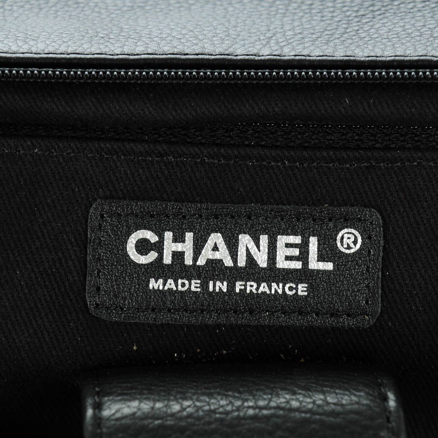 Chanel Calfskin Quilted Couture Messenger Black 6 of 7