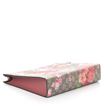 Gucci GG Supreme Monogram Blooms Large Cosmetic Case Beige Multicolor Dry Rose 3 of 7