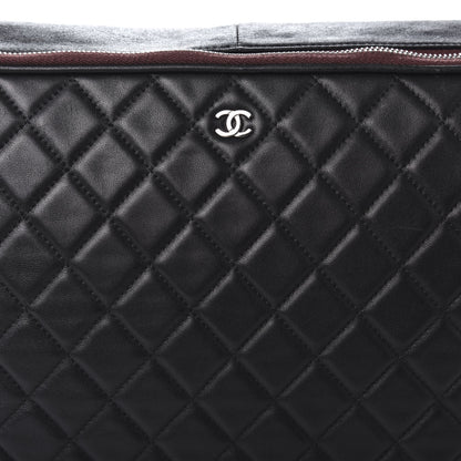 Chanel Lambskin Quilted Laptop Case Black 10 of 13