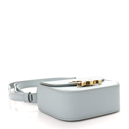Celine Shiny Calfskin Mini Triomphe Ice Blue 4 of 11