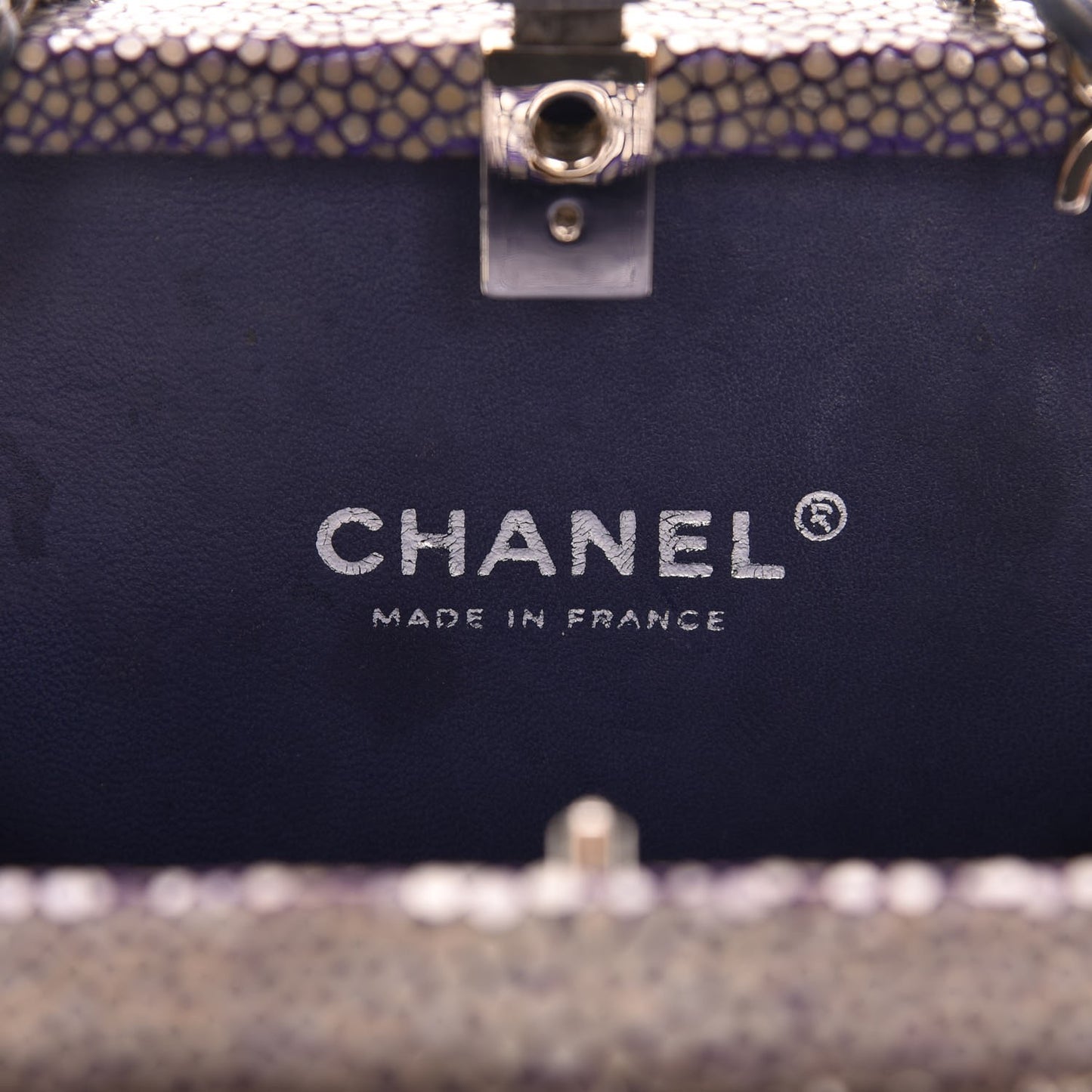 Stingray Box Clutch Blue