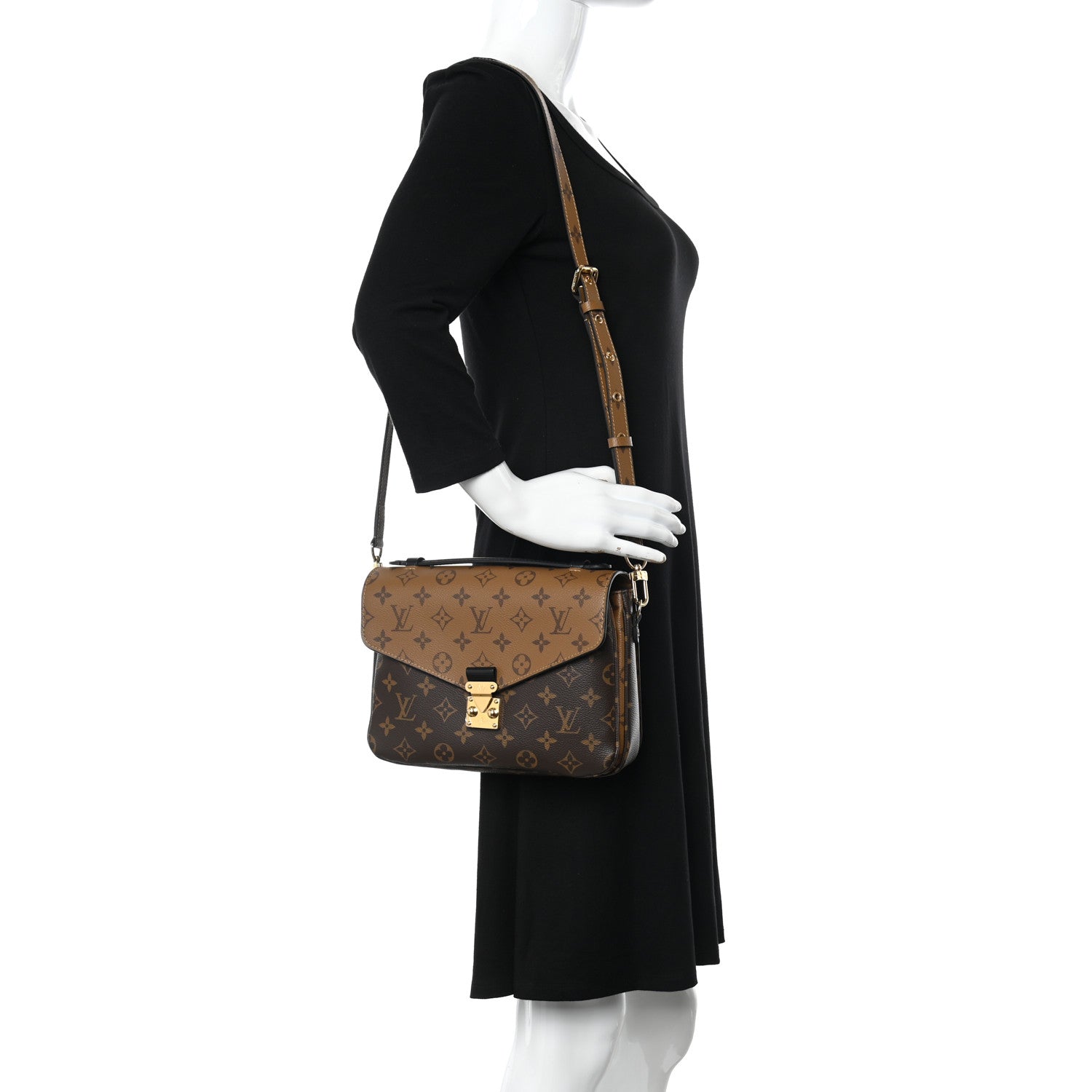Louis Vuitton Reverse Monogram Pochette Metis 3 of 9