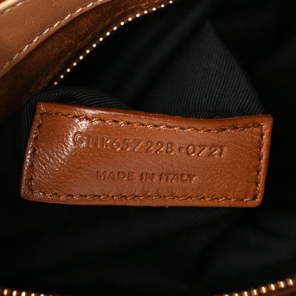 Saint Laurent Smooth Calfskin Le 5 A 7 Hobo Brown 8 of 10
