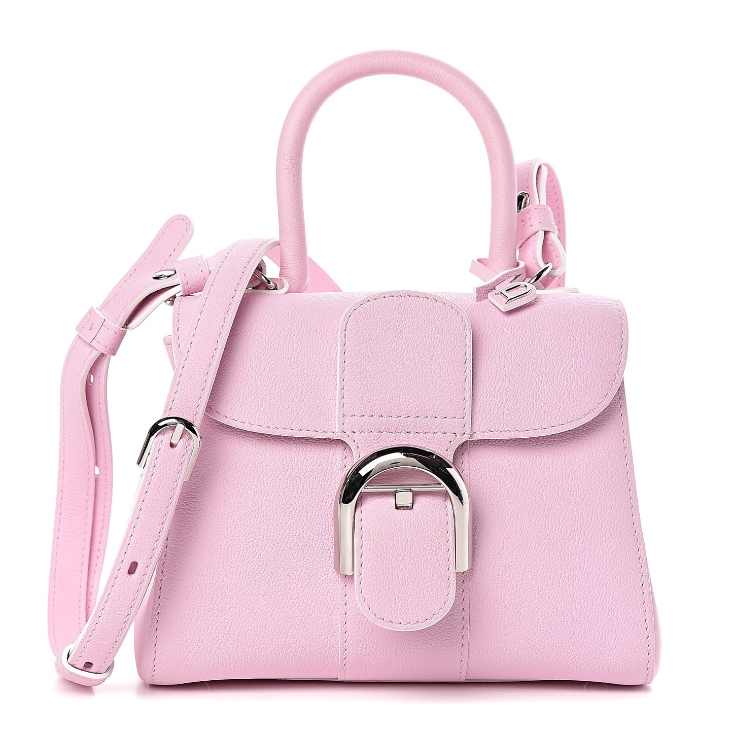 Grained Calfskin Mini Brillant Satchel Nakuru