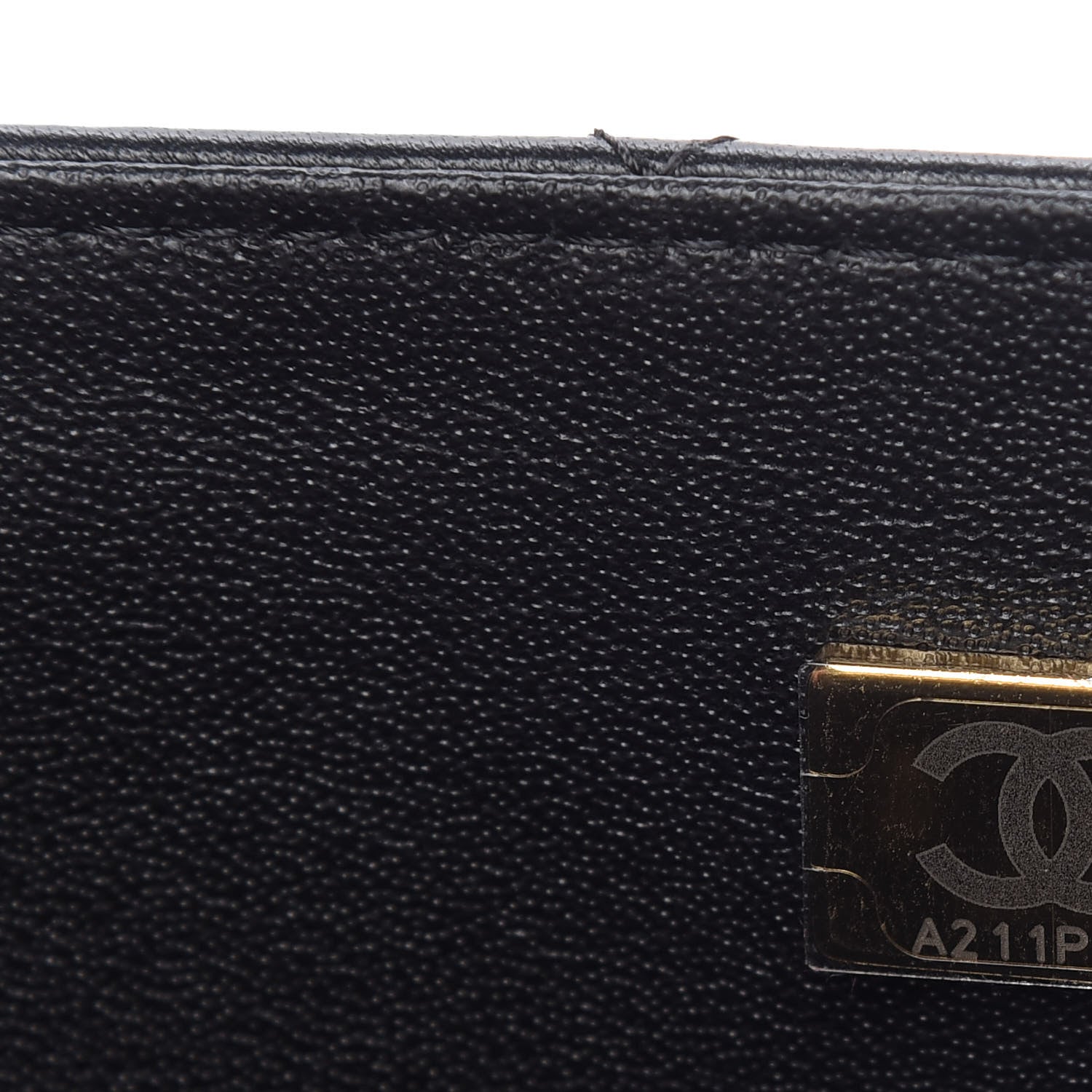 Chanel Lambskin Quilted Mini Top Handle Rectangular Flap Black 9 of 12