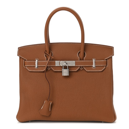 Hermes Togo Birkin 30 Gold 1 of 32