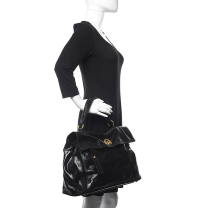 Saint Laurent Patent Large Muse Two Black 2 of 12