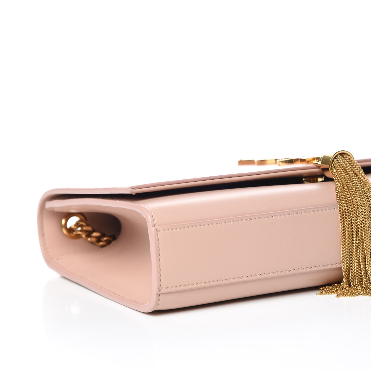 Saint Laurent Smooth Calfskin Medium Classic Monogram Kate Tassel Satchel Pink 8 of 11