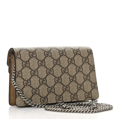 Gucci GG Supreme Monogram Super Mini Dionysus Shoulder Bag Taupe 3 of 9