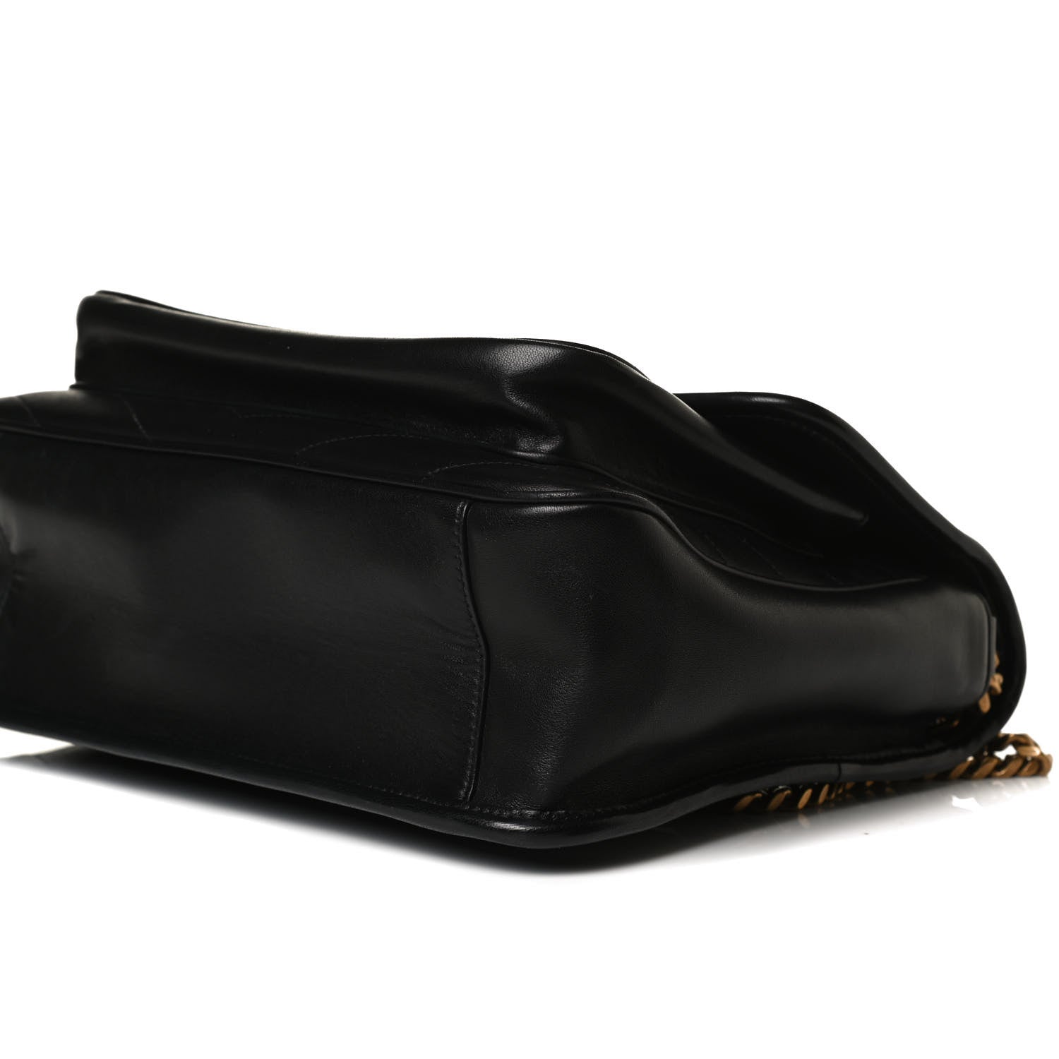 Saint Laurent Lambskin Matelasse Monogram Medium Niki Chain Satchel Black 12 of 13