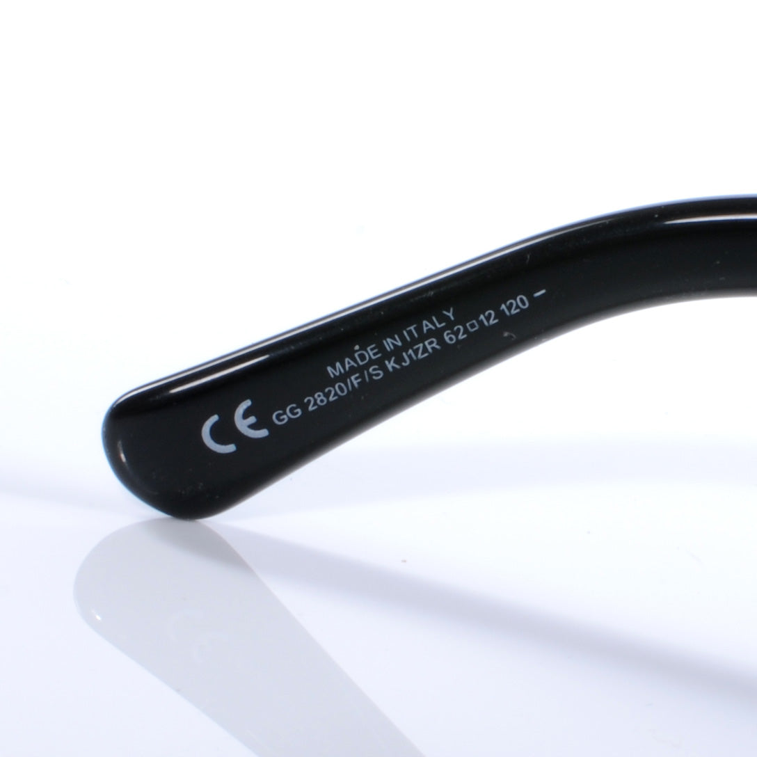 Crystal GG Sunglasses 2820 Black