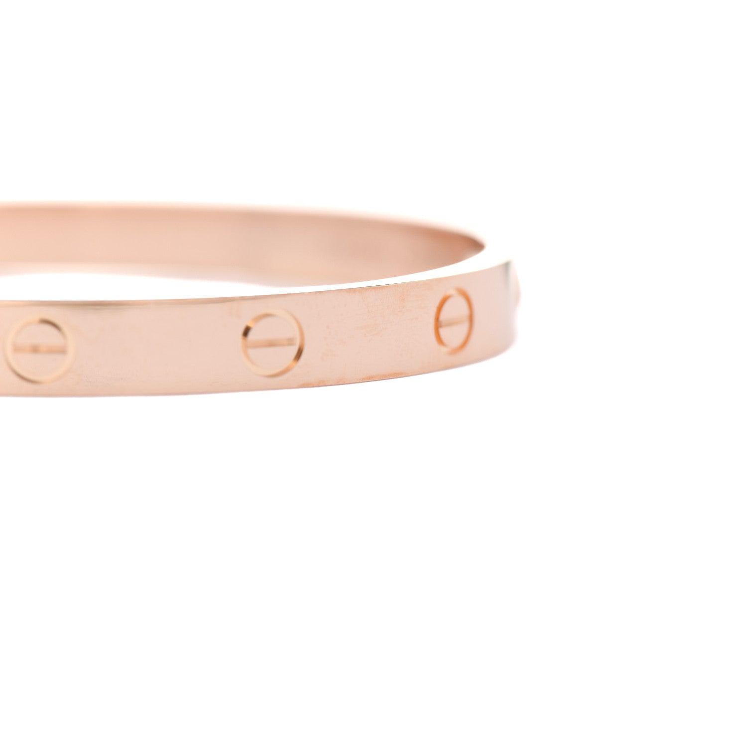 Cartier 18K Pink Gold LOVE Bracelet 17 5 of 6
