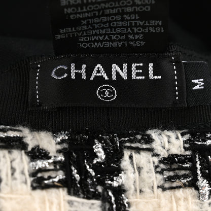 Chanel Tweed Bucket Hat M Black Ecru 7 of 9