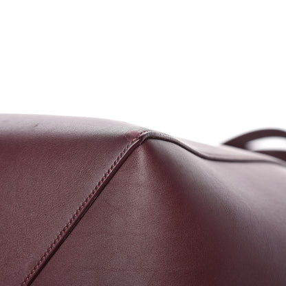 Celine Smooth Calfskin Small Tassel Cabas Phantom Burgundy 12 of 14