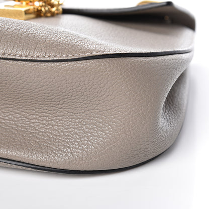 Chloe Grained Lambskin Drew Shoulder Bag Motty Grey 6 of 10