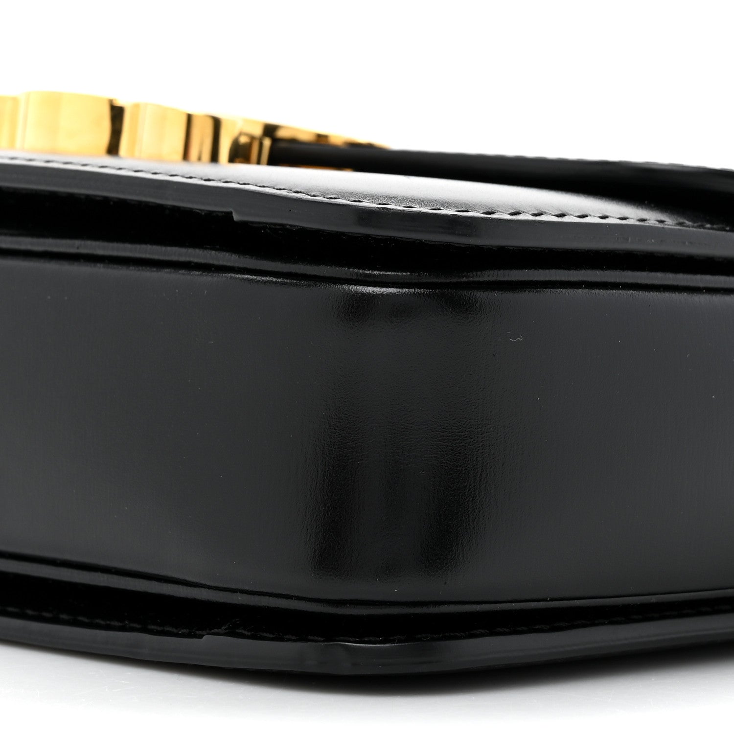 Celine Shiny Calfskin Teen Triomphe Black 9 of 13